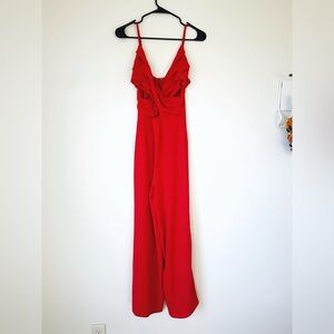 Red Lulus Romper